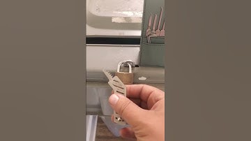 using Covert Instruments Ergo Combs to quickly open a Master Lock #lockpicking #lockpick