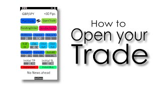 How to Open a planned Trade - Pipz
