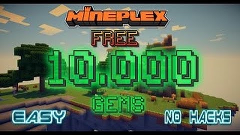 HOW TO GET 10,000 GEMS ON MINEPLEX FREE -2016 WORKING-