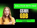 cs101 GDB 1 2024 | cs101 gdb 1 solution 2024