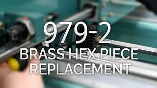 979-2 Brass Hex Piece Replacement