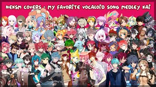 【60 UTAU Sound Sources +5】My Favorite Vocaloid Song Medley改 (KAI) (NEKSM COVER)