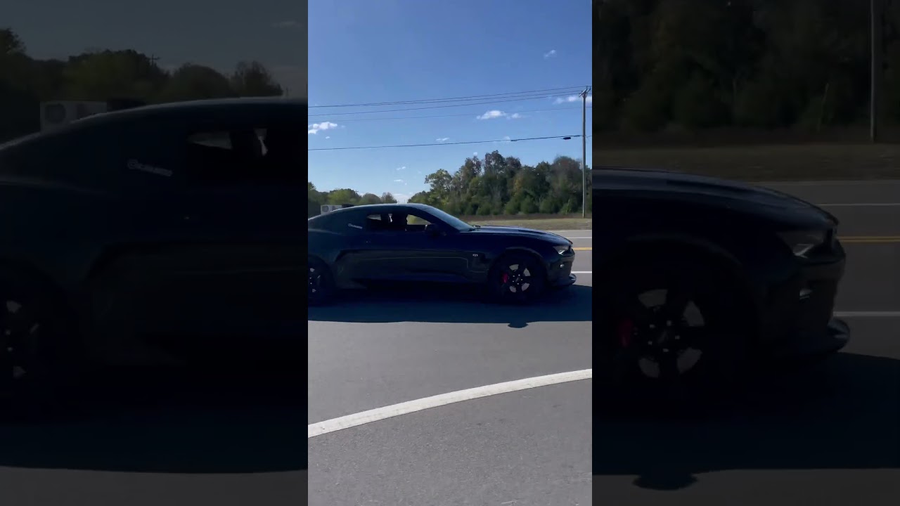 LOUD camaro screeching tires during pull | 