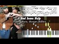 Post Malone - I Had Some Help (feat. Morgan Wallen) - Piano Tutorial with Sheet Music