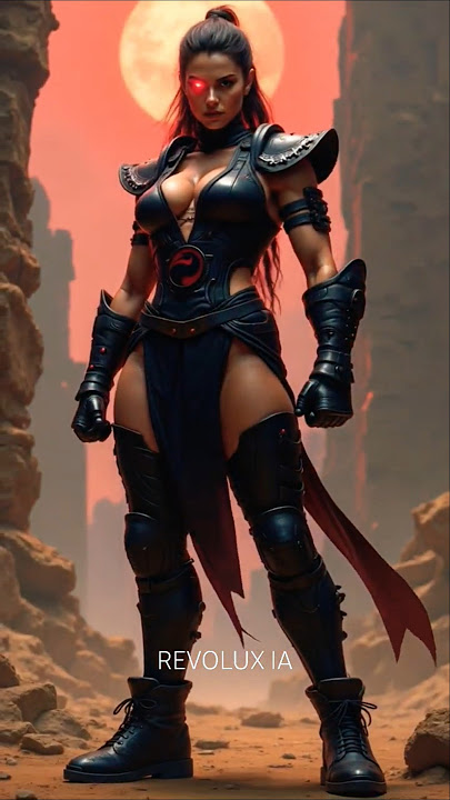 Mortal Kombat Transformation women 5 #shorts #iaarte #mortalkombat #subzero #scorpion