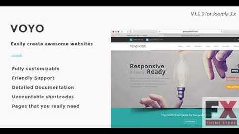 Preview Voyo - Multipurpose Joomla Template TFx