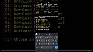 increase followers on instagram with terminal commands #ethicalhacking #proudtobeindian #trending screenshot 2