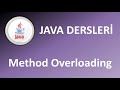 Java Dersleri :  Method Overloading  #java #javadersleri