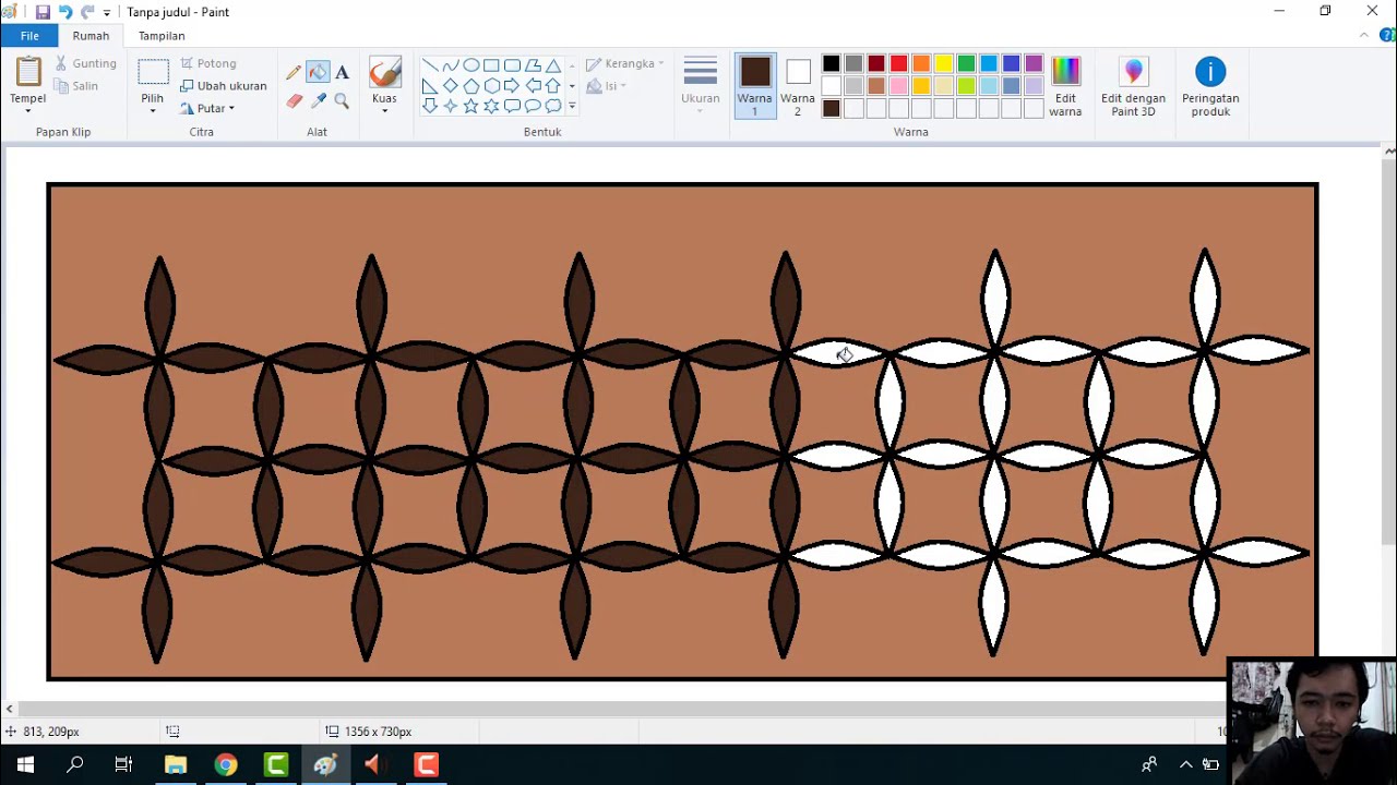 Cara Menggambar Batik - Download Cara Menggambar Sketsa Batik Mudah