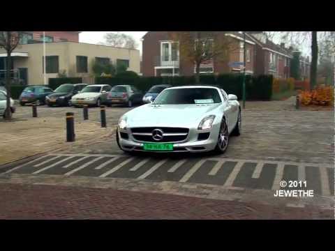 The All New 2012 Mercedes-Benz SLS AMG Roadster: Engine Start-up, Sound And Details! (1080p HD)