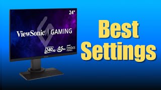 Viewsonic xg2431 best setting