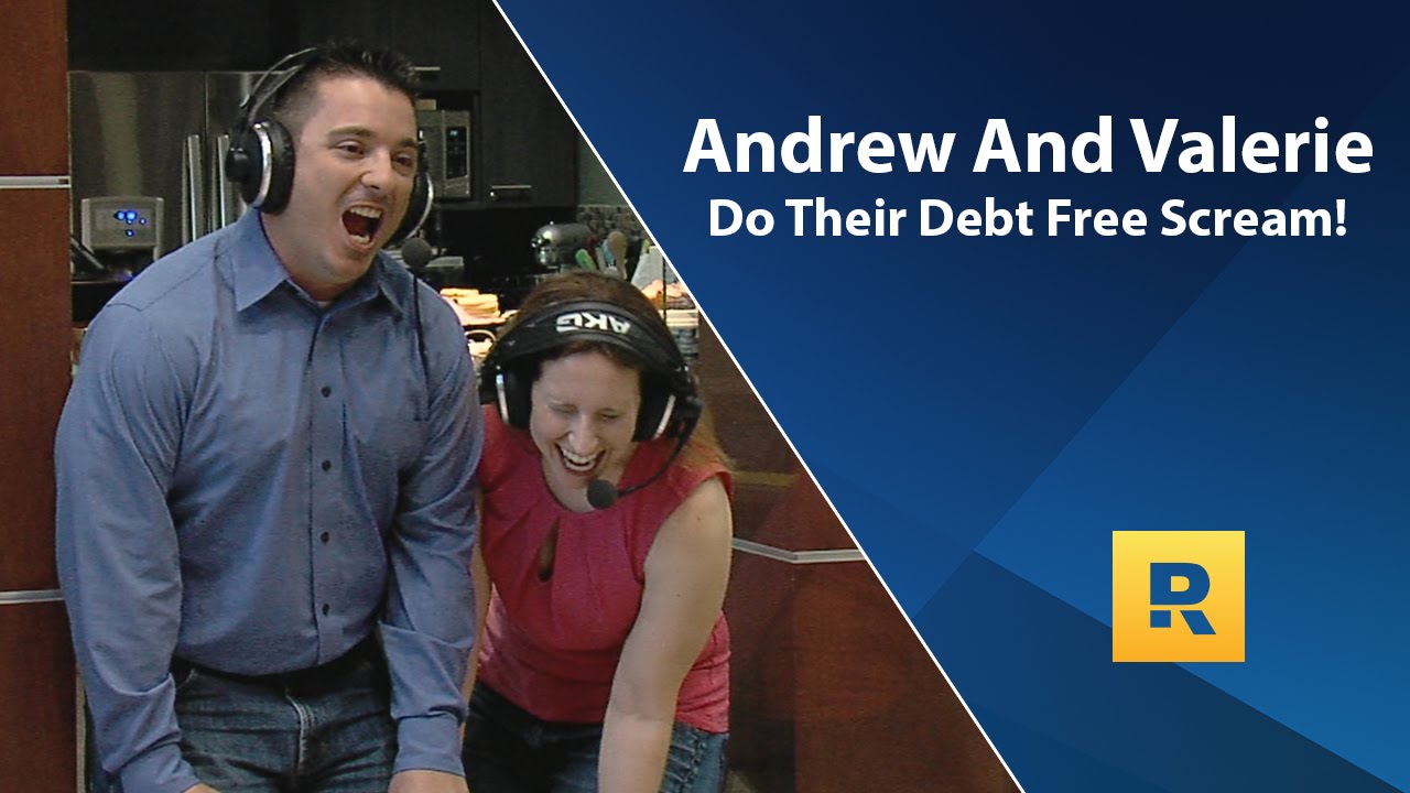 Andrew And Valerie Do Their Debt Free Scream!