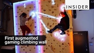 This is the first augmented gaming climbing wall screenshot 4