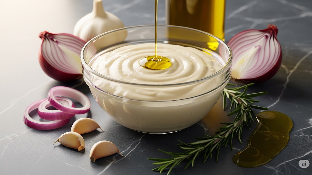 “ماسك الثوم والبصل لتكثيف وتطويل الشعر وإنبات الفراغات ! #الثوم_والبصل