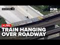 WATCH LIVE: Train derails in Houston