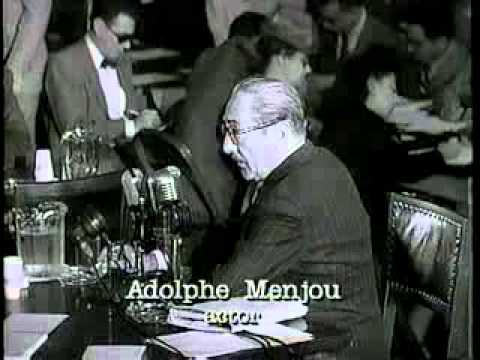 Adolphe Menjou HUAC Testimony Excerpt 1947