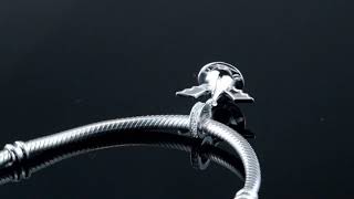 Hot New 100% 925 Sterling Silver Fashion Women Cute Bat Bead Charm Fit Original Pandora Bracelet Diy