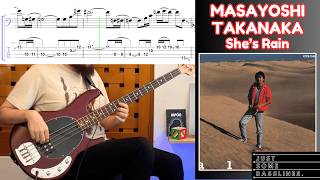 This Takanaka bassline is SO UNDERRATED | Masayoshi Takanaka - She's Rain (Bass Cover + Tabs)