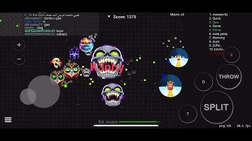 CUSTOM SKINS!!?!(Blob.io Mobile) ft. Broken Gamer