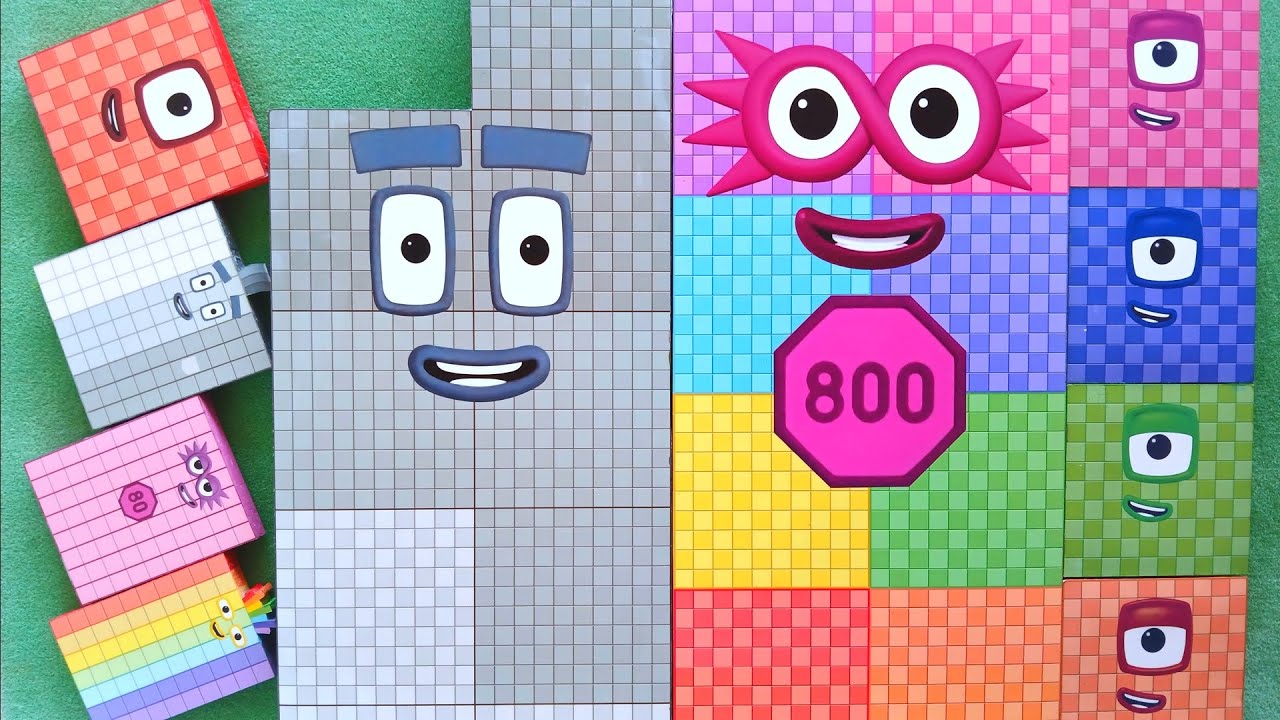 Looking for Numberblocks NEW 2100 Puzzle Tetris , ASMR Satisfying video