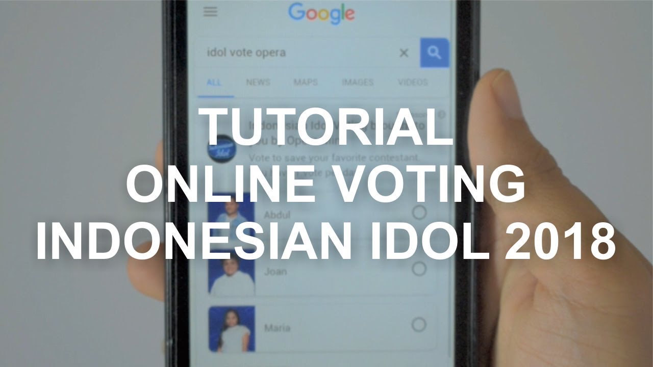 Cara Online Voting Indonesian Idol 2018 