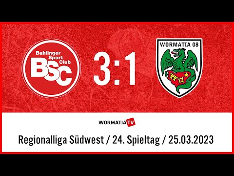 Bahlinger SC - Wormatia Worms 3:1 (25.03.2023)