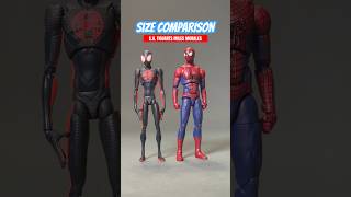 Size Comparison: S.H. Figuarts Miles Morales #spiderman #marvel #shfiguarts #milesmorales #toys