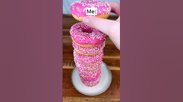 Mom: "I made some donuts"😌 ME: "donut sandwich"😌❤️🍩 (HOW many donuts is this?😎) | CHEFKOUDY