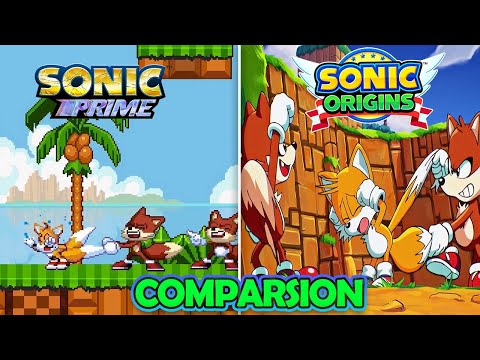 Sonic Meets Tails - Prime & Origins Comparison