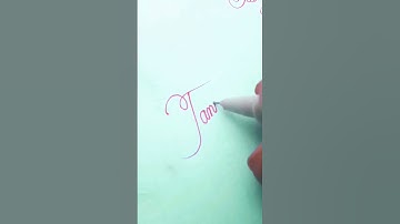 Tanya name in cursive handwriting subscribe to my channel #short
