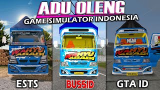 ADU OLENG TRUK WAHYU ABADI 01 DI 3 GAME SIMULATOR INDONESIA || GTA SA, BUSSID, ETS2