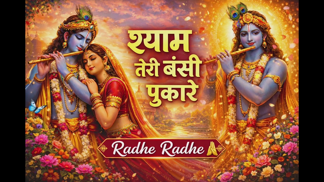 #video श्याम तेरी बंसी पुकारे | Krishna Bhajan | Radha Krishna Bhakti Song | New Krishna Bhajan 2026