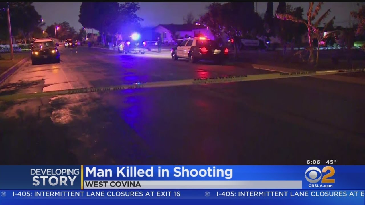 Man Killed, Woman Wounded In West Covina Shooting