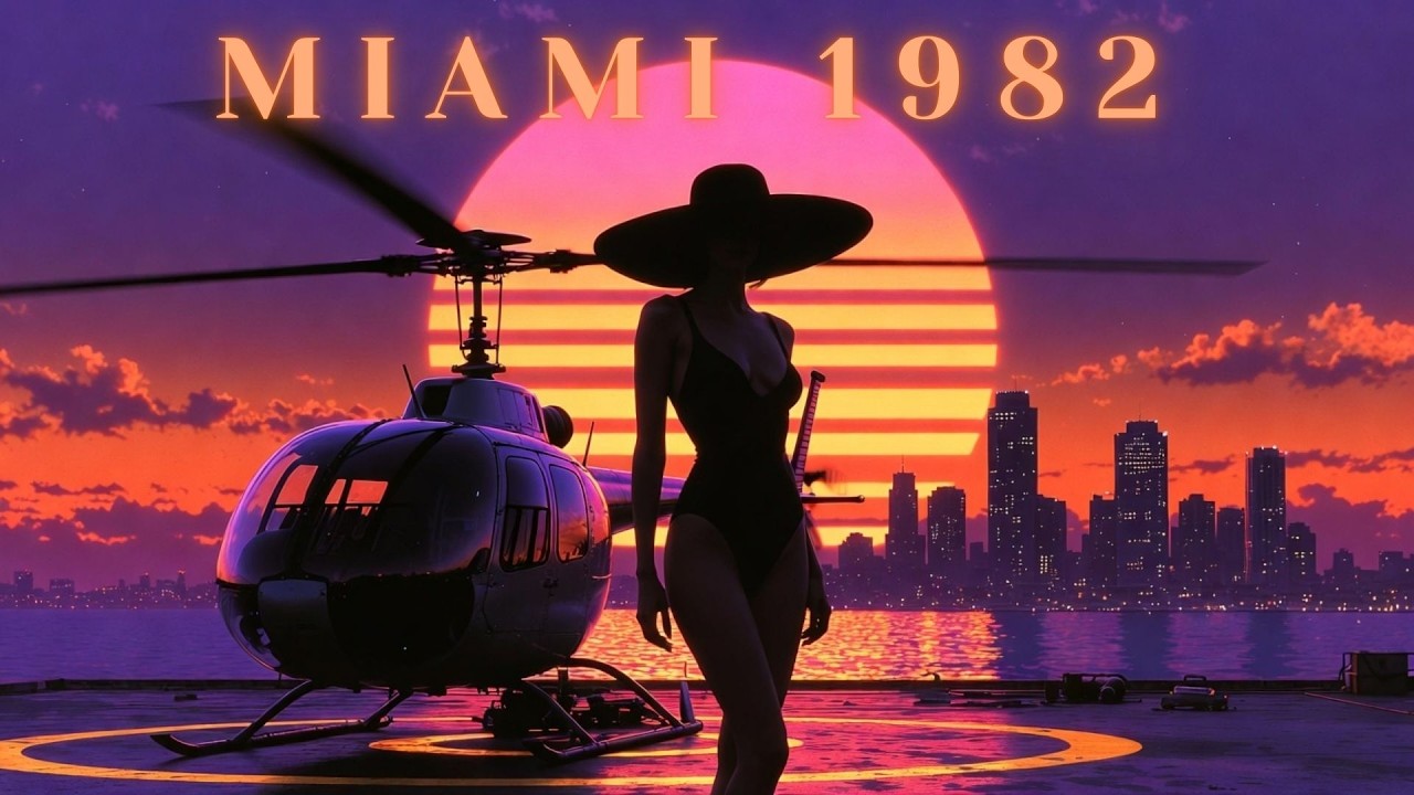 Driving Through Miami in 1982 🚗❤️ | Classic 80s Love Songs & Night Drive Vibes