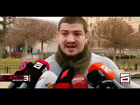 კალანდიასა და სარალიძეს შორის მომხდარი დაპირისპირების კადრები