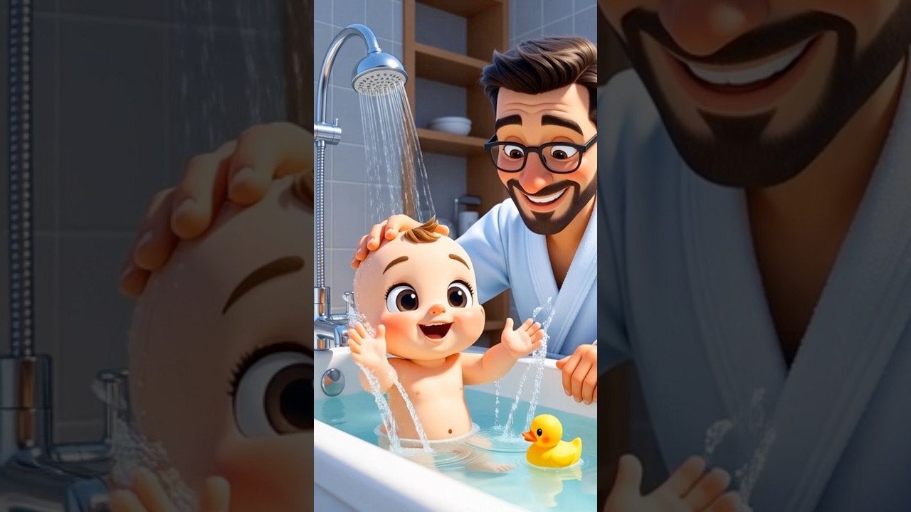 Baby Bath Dab 😍 3D Animation Video 