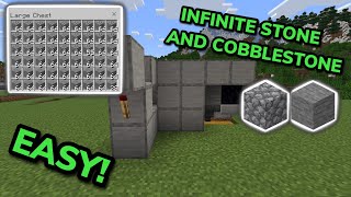 EASY 1.20 AUTOMATIC STONE FARM TUTORIAL in Minecraft Bedrock (MCPE/Xbox/PS4/Nintendo Switch/PC)