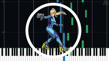 Title Screen - Metroid: Zero Mission - Easy Piano Tutorial