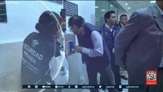 Controles migratorios del aeropuerto de la Ciudad de México