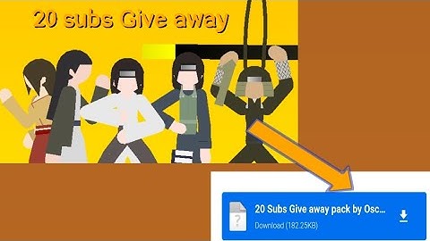 Tutorial on how to download the stick figures in my giveaways! (Stick nodes) | Oscar edits