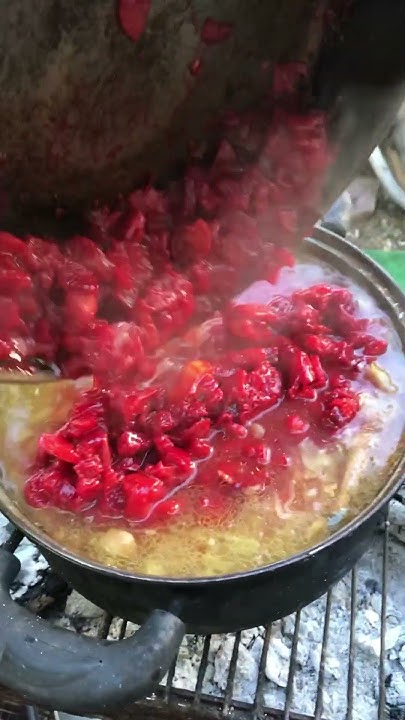Сегодня борщ с курочкой и конечно с дымком;) - YouTube