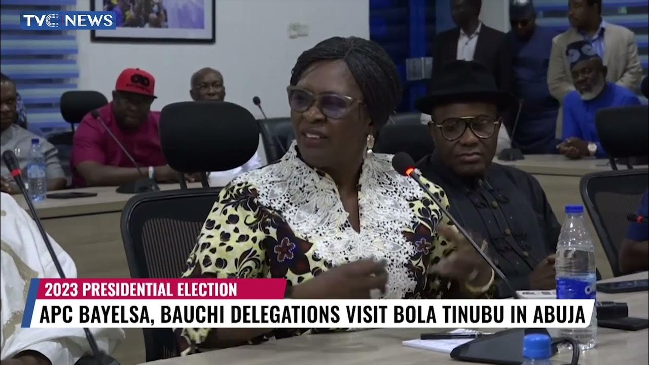 APC Bayelsa, Bauchi Delegations Visit Bola Tinubu In Abuja