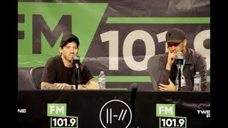 FM 101.9 Press Conference with Twenty One Pilots