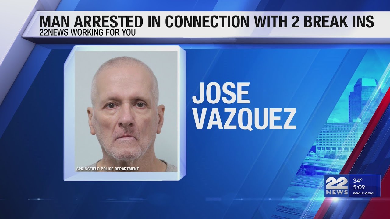 Springfield man arrested in connection with two break-ins - YouTube