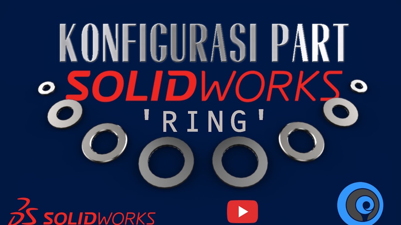 SolidWorks Tutorial Indonesia #045 (Eng Sub) - SolidWorks Part ...