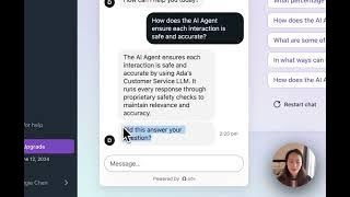 Free Trial Demo | Ada's AI Agent for customer service