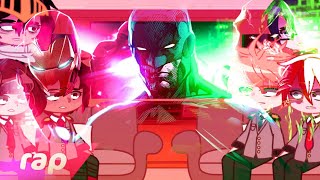 Bnha react a Rap do Homem de Ferro, Batman e Arqueiro Verde - SEM PODERES | NERD HITS