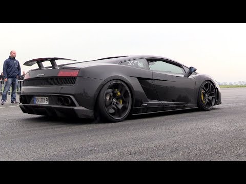 Lamborghini Gallardo Superleggera - BRUTAL ACCELERATIONS + REV LIMITER SOUNDS!