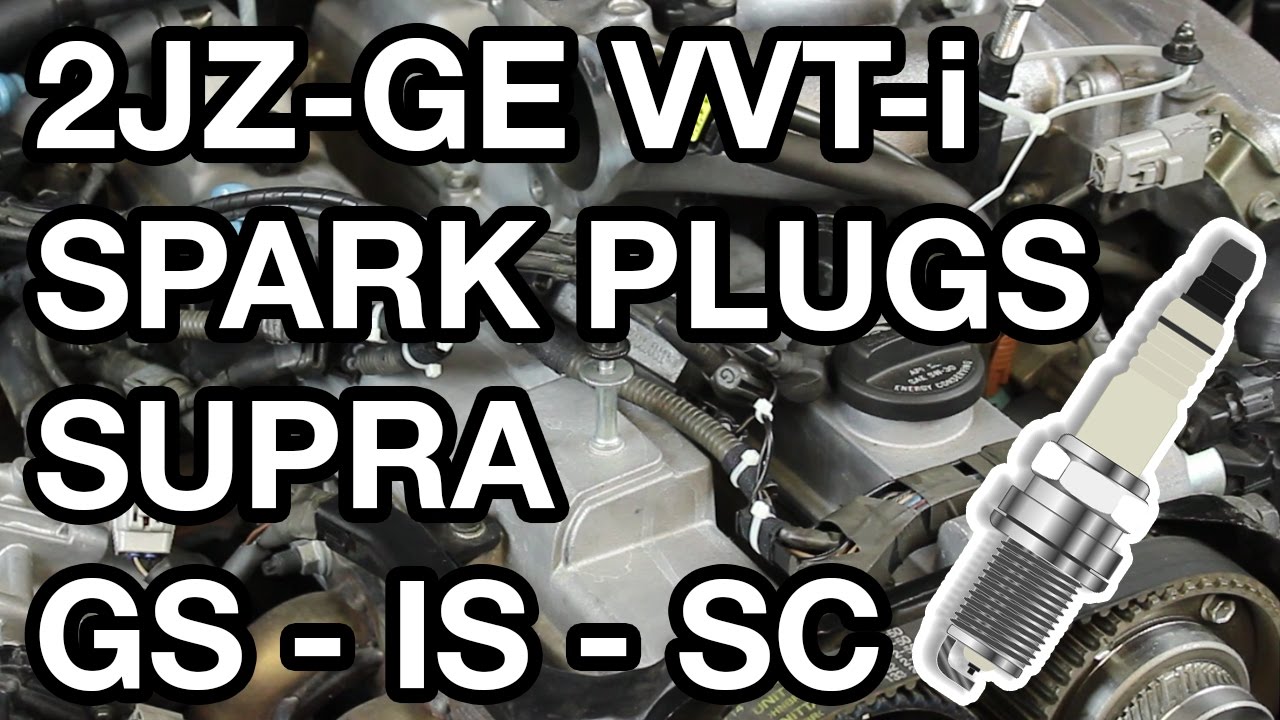 2jz Ge Vvt I Spark Plug Change Supra And Is Gs Sc Youtube