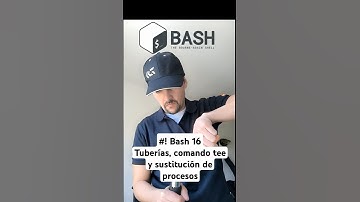 #! Bash 16 - Tuberías, comando tee y sustitución de procesos